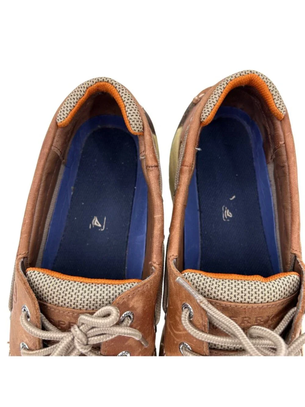 SPERRY TOP SIDER LEATHER MEN'S SHOES - 13M